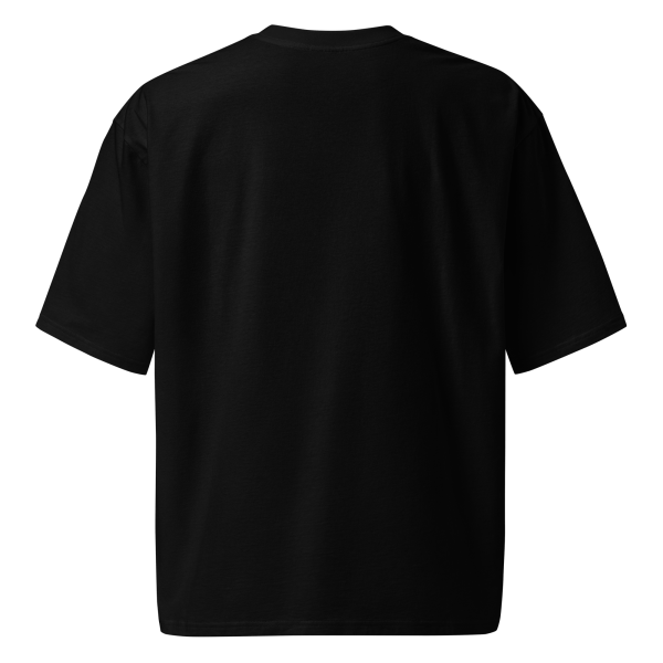 Great Minds Oversized Heavyweight Dark T-Shirt - Image 2