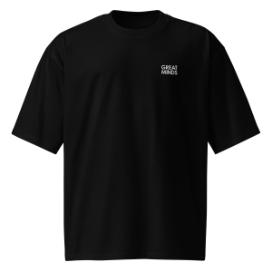 Great Minds Oversized Heavyweight Dark T-Shirt
