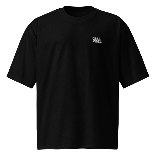 Great Minds Oversized Heavyweight Dark T-Shirt