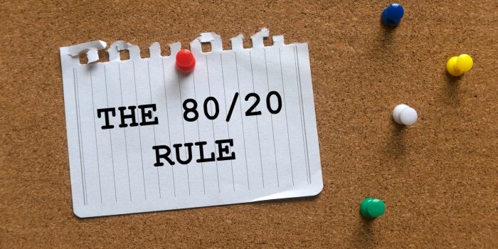 the 80/20 rule