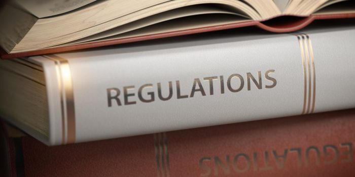 Regulations book. Law, rules and regulations concept.