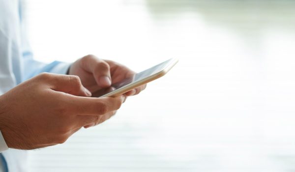 Using mobile app