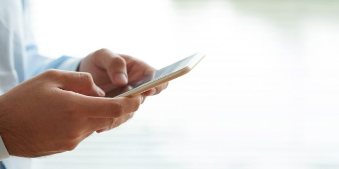 Using mobile app